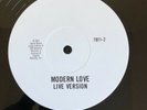 DAVID BOWIE MODERN LOVE LIVE PROMO TEST PRESSING VINYL 12