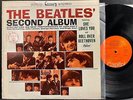 The BEATLES / BEATLES' SECOND ALBUM orange label plays NM