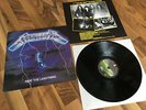 METALLICA RIDE THE LIGHTNING LP VINYL 1989 VERTIGO REISSUE VG+