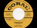 ROCKABILLY-BUDDY HOLLY-REMINISCING/WAIT TILL THE SUN SHINES NELLIE-CORAL 62329