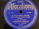 Hermanas Padilla Vocalion 9018 Corrido Tex-Mex Mexican 78 RPM Chico y Margarita