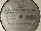 Grandmaster Flash White Lines  / Message II Vinyl Record Hip Hop 12