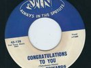LA Swamp POP - Tibby Edwards JIN 138 Congratulations to you / Forever is a ...