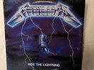 Metallica Ride The Lightning 603961 Elektra US Vinyl LP Masterdisk 1984 Reissue