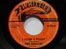 THEE MIDNITERS I Found A Peanut / Are You Angry 45 1960s Whittier W 706 Plays VG