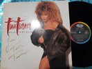 tina TURNER autograph lp first press BREAK EVERY RULE signed live concert rare