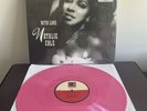 NATALIE COLE Unforgettable With Love 2LP VG++ PINK VINYL In Shrink HYPE STICKER