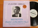 SAX 2346 ED1 Claudio Arrau Beethoven Piano Concerto no. 2 NEAR MINT Columbia B/S