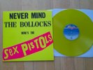 SEX PISTOLS-NEVER MIND THE BOLLOCKS  LP-PUNK CLASH DAMNED-OLIVE? VINYL RE-ISSUE