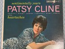 PATSY CLINE  SENTIMENTALLY YOURS ORIGINAL LP VG++ VINYL HEARTACHES COUNTRY