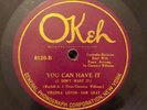 78 rpm Okeh 8126 Virginia Liston Sam Gray Clarence Williams Blues V+
