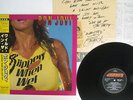 BON JOVI SLIPPERY WHEN WET MERCURY 28PP-1025 JAPAN OBI VINYL LP