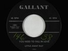 R&B Soul Popcorn 45 - Little Jimmy Ray - You Need To Fall In Love - Galliant VG+