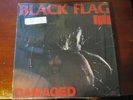 BLACK FLAG -DAMAGED 1981 UNICORN RECORDS ANTI-PARENT STICKER ON BACK COVER