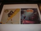 2 AC/DC Vinyl LP Records High Voltage/Let There Be Rock Early ATCO Pressings EX