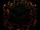 C418 Minecraft Volume Beta Exclusive Limited Edition Fire Splatter Vinyl 2LP NEW