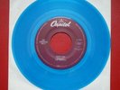 The Beatles   ( SOMETHING / COME TOGETHER ) BLUE VINYL  45  M-  HARRISON/ LENNON