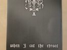 Ohtar - When I Cut The Throat Fullmoon Goatmoon Peste Noire Dark Fury LP
