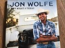 Jon Wolfe Any Night in Texas Album Record Vinyl Double LP RARE Country Music