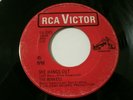 1966  The Monkees  45 Record   She Hangs Out - A Little Bit Me   RCA   Canada
