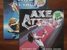 AXE ATTACK Vol 1 & 2 MAIDEN RAINBOW SABBATH PRIEST AC/DC VINYL 2 x LP ROCK METAL