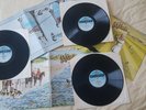 GENESIS X 3 LP - Trespass, Nursery Cryme, Foxtrot (1980s UK reissue blue lbl)EX+