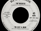 THE INSIDERS-I'm Just A Man-Rare Northern Soul Promo 45-RCA VICTOR #47-9225