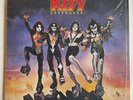 Kiss Destroyer Red and Black Marble Limited Edition Vinyl