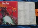 1977 EPIC MEAT LOAF BAT OUT OF HELL VINYL RECORD ALBUM WITH LYRIC SHEET