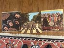 3 vintage Beatles albums ST PEPPERS LONELY HEART CLUB,ABBY ROAD,RUBBER SOUL