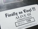 KISS | ALIVE III | 1993 USA White Vinyl | Numbered Edition #158 | Sealed