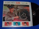 ELVIS PRESLEY - A Date With Elvis (LPM-2011) RARE NON-GATE FOLD in FULL SHRINK