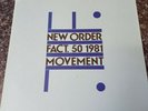 New Order - Movement UK 1981 Vinyl LP FACT 50 TOWNHOUSE first factory