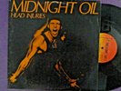 MIDNIGHT OIL LP/FIRST/INNER SLEEVE/POWER ROCK=HEAD INJURIES