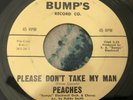 Peaches Please Don't Take My Man I'm Living In A Dream RARE 1961 Soul 7