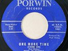 THE CLOVERS One More Time / Stop Pretending Porwin Doo Wop R&B Soul 45 HEAR