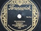 Red Nichols - Imagination / Original Dixieland One Step - Brunswick 3989, 78 rpm