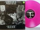 RARE NIRVANA - Bleach in PINK VINYL 1992 Sub Pop MINT in SHRINK