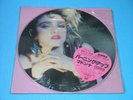MADONNA Picture Disc Vinyl LP Burning Up 1st Press 1983 Japan OBI P-15002