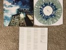 Mae Destination Beautiful Aqua Blue In Coke Bottle Clear White Splatter Emo T&N