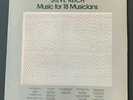 STEVE REICH   MUSIC FOR 18 MUSICIANS   ECM   ECM 1 1129   NM VINYL LP