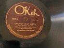 HOTJAZZ  New Orleans RHYTHM KINGS Okeh 40327 Gold Leaf Strut/She Cryin forMe V++