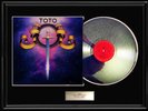 TOTO DEBUT SELF TITLED LP WHITE GOLD PLATINUM TONE RECORD NON RIAA AWARD RARE