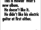 HOWLIN WOLF ALBUM VINYL LP NEW