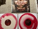 obituary inked in blood 2xbone white/blood red merge ltd 1000 mint 1st Press