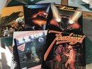 5 ZZ Top 33rpm LP’s,Fandango,Afterburner,Eliminator,Best N  Tejas