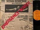 Nina Simone In Concert Emergency Ward  Vinyl LP RCA LSP-4757 1st Pressing 1972