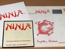NINJA forgotten shadows 1986 VINYL LP + eye on you SHAPED PICTURE DISC takashi