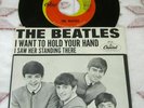 The Beatles-I Want To Hold Your Hand/I Saw Her Standing There-Vinyl 45 w/Pic Slv