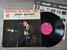 LP JOHNNY HALLYDAY FESTIVAL DE ROCK VOGUE MODE CMDINT 9662 BIEM LABEL ROSE 1965